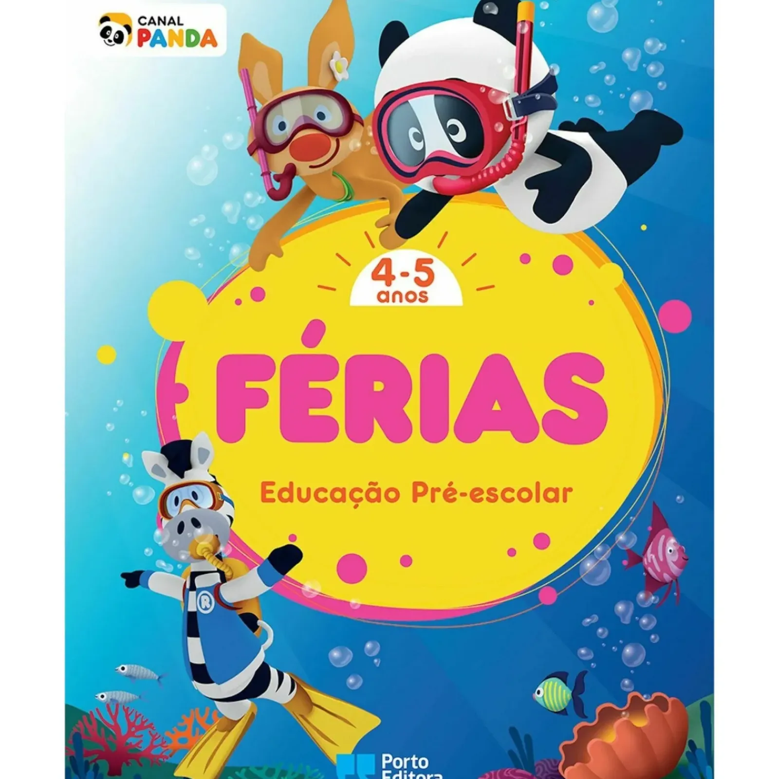 New Porto Editora Panda - Férias - 4-5 Anos - Educação Pré-Escolar