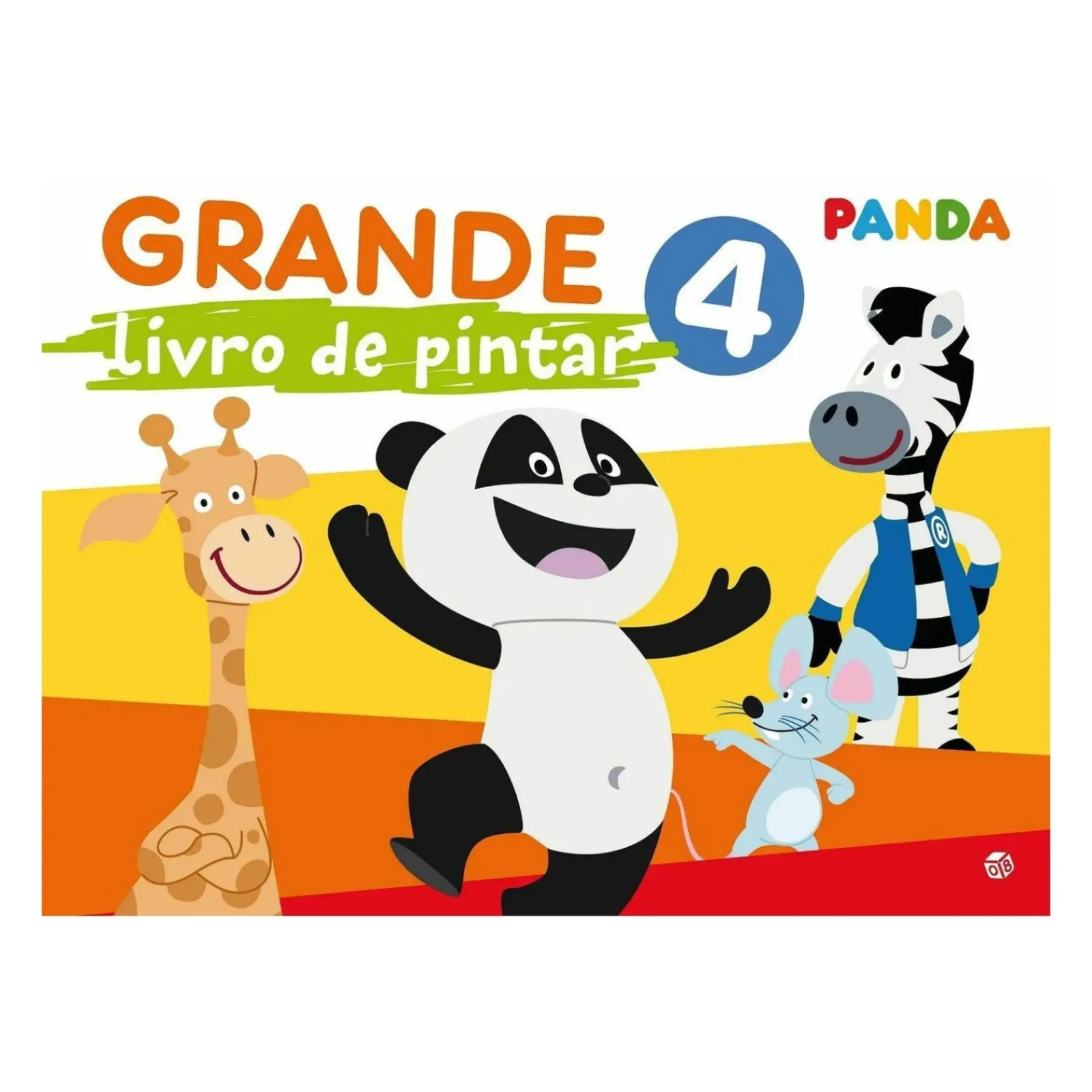 Zero A Oito Atividades > Panda-Grande Livro de Pintar 4 de