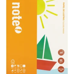 Note! Papéis Especiais > Papel de Lustro 24 x 32cm 10 Folhas