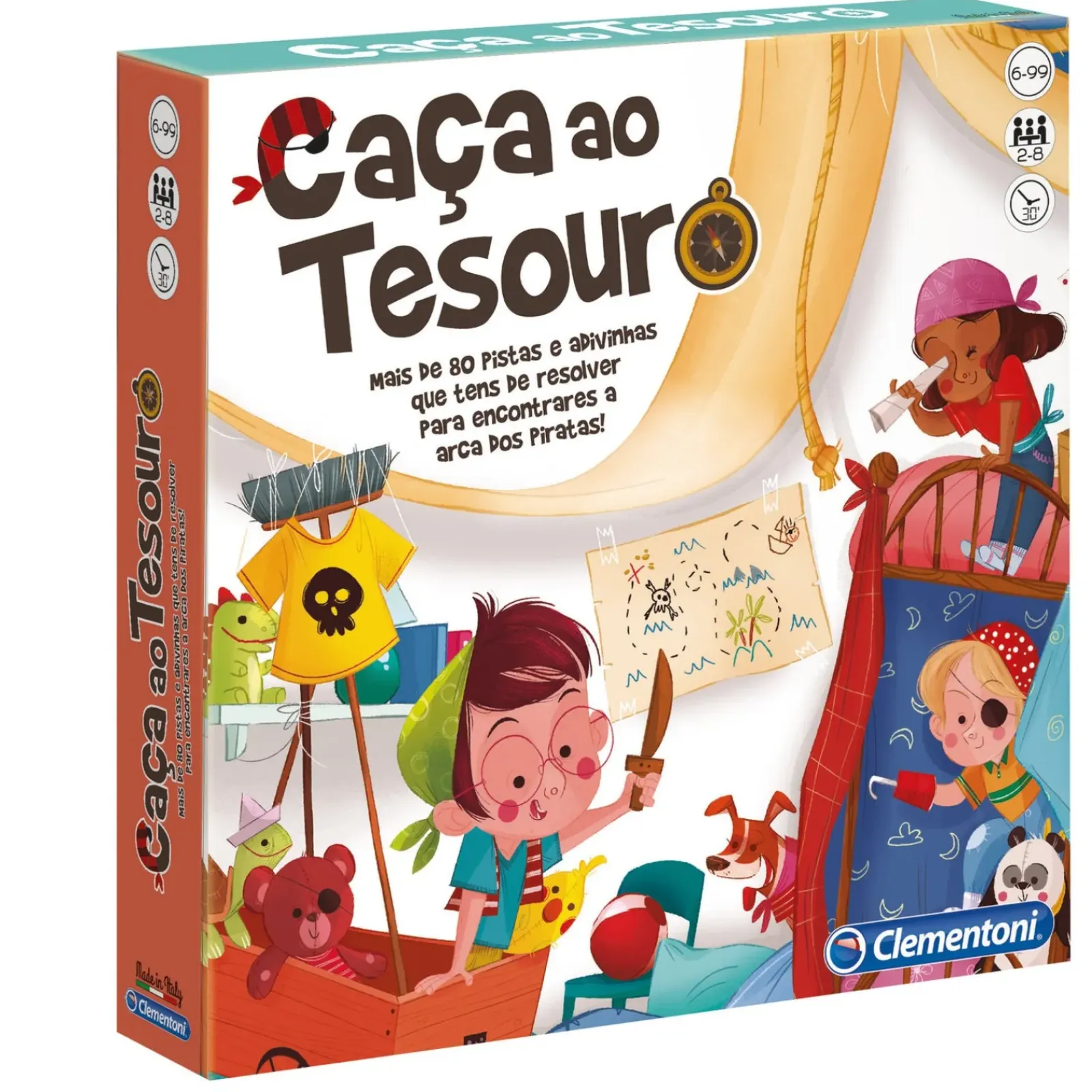 Clementoni Jogos Infantis > Party Games - Caça Ao Tesouro
