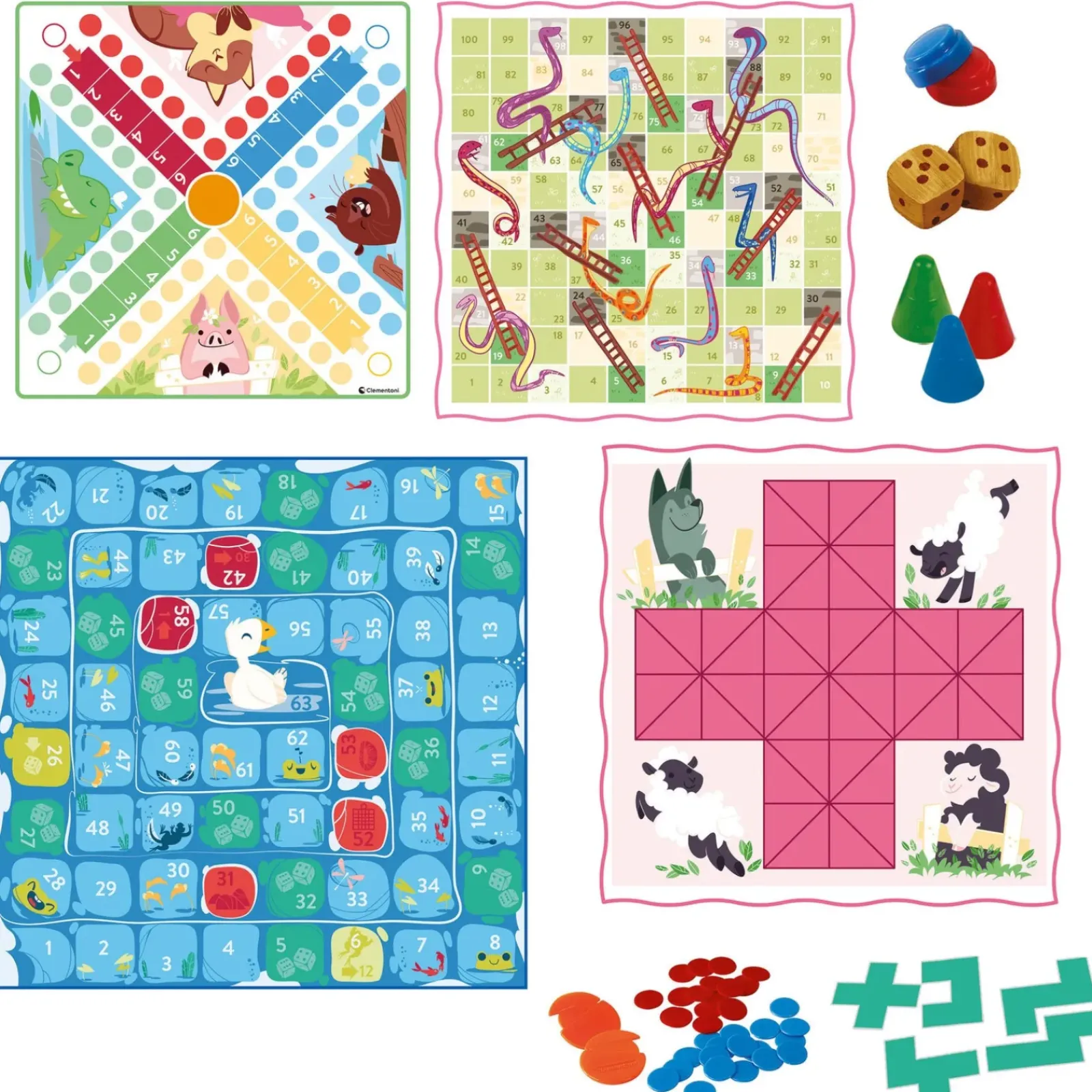 Clementoni Jogos De Família E Amigos > Party Games - 50 Jogos Reunidos