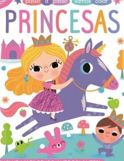 Clearance Joybooks Passo a Passo, Vamos Colar: Princesas de Emma Smith