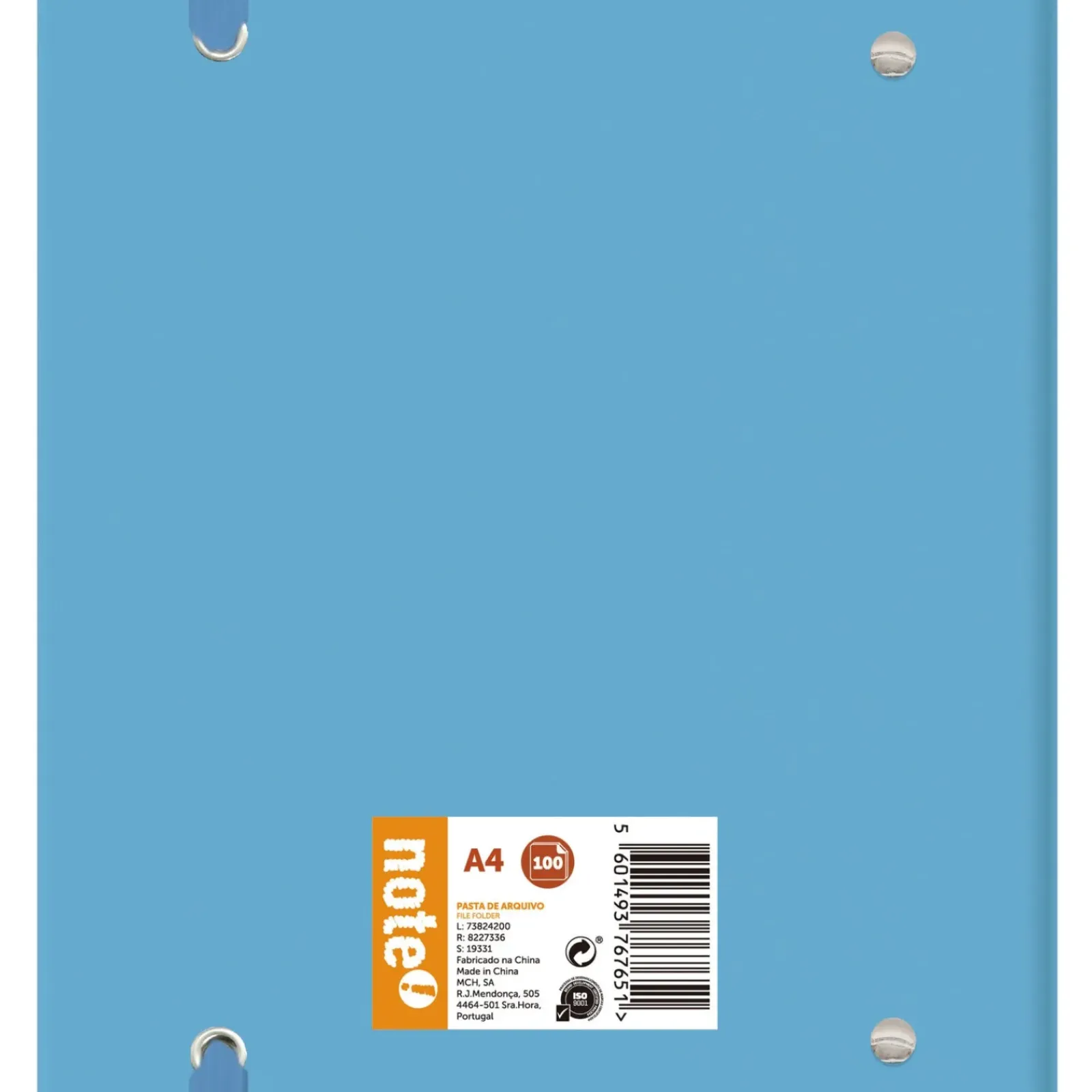 New Note! Pasta Arquivo A4 Com Recarga 100 Folhas 100G Colors Note