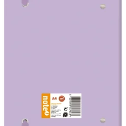 Note! Pastas De Arquivo E Recargas > Pasta Arquivo A4 Com Recarga 100 Folhas 100G Pastel Note