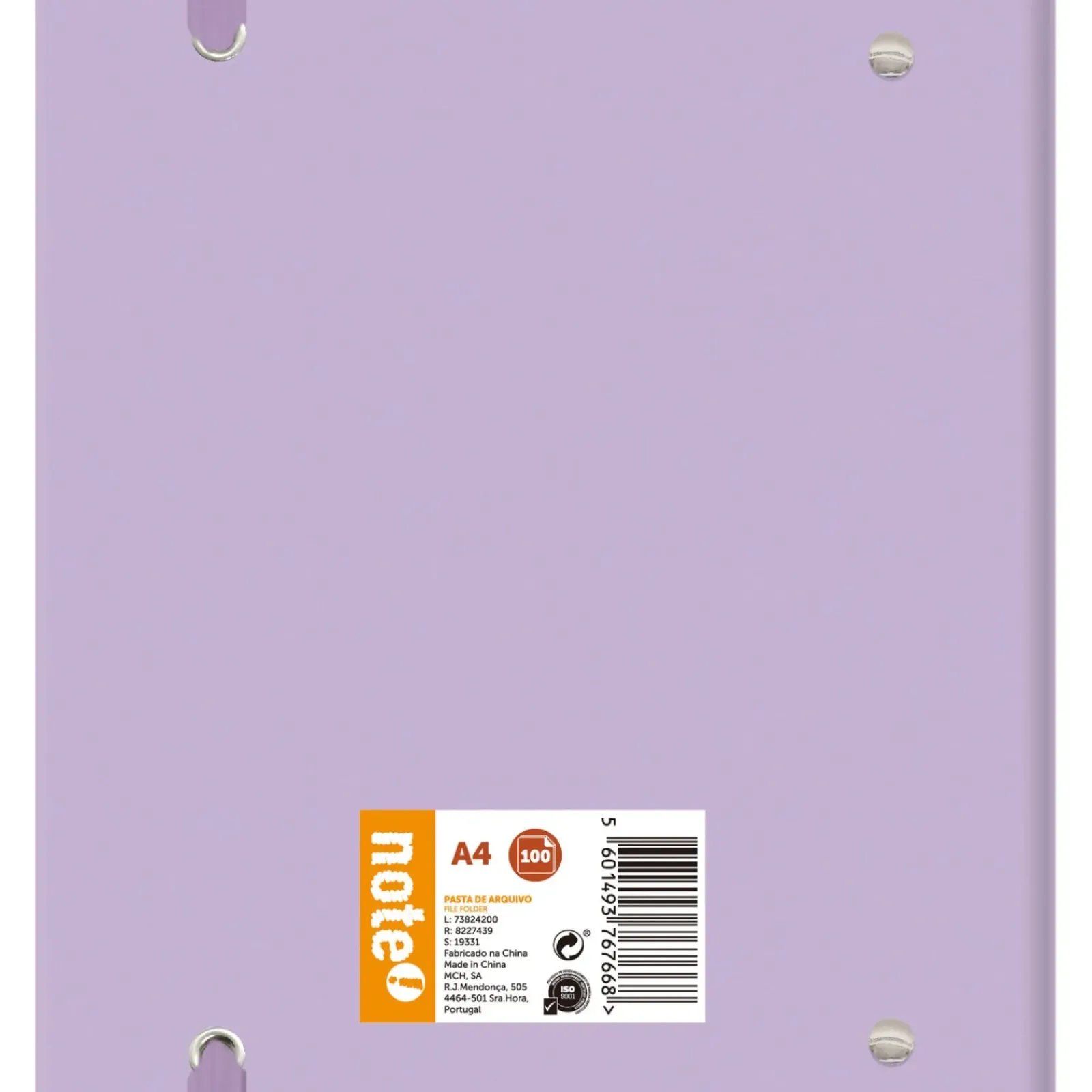 Note! Pastas De Arquivo E Recargas > Pasta Arquivo A4 Com Recarga 100 Folhas 100G Pastel Note