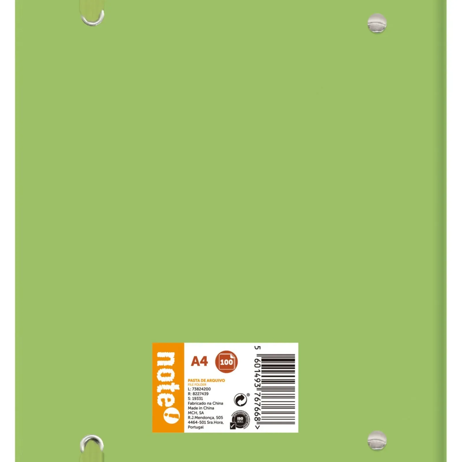 Note! Pastas De Arquivo E Recargas > Pasta Arquivo A4 Com Recarga 100 Folhas 100G Pastel Note