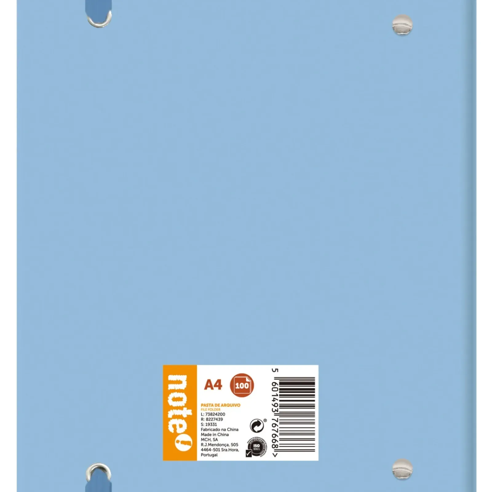 Note! Pastas De Arquivo E Recargas > Pasta Arquivo A4 Com Recarga 100 Folhas 100G Pastel Note