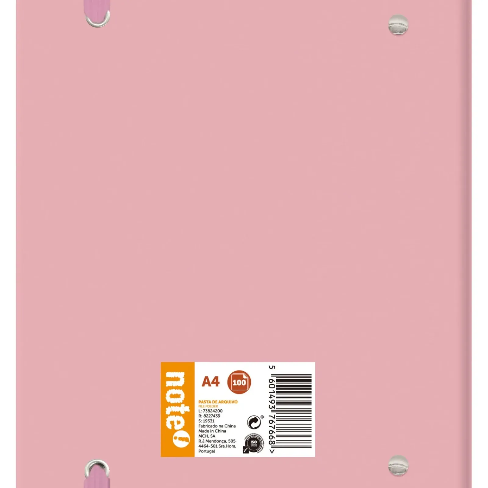 Note! Pastas De Arquivo E Recargas > Pasta Arquivo A4 Com Recarga 100 Folhas 100G Pastel Note