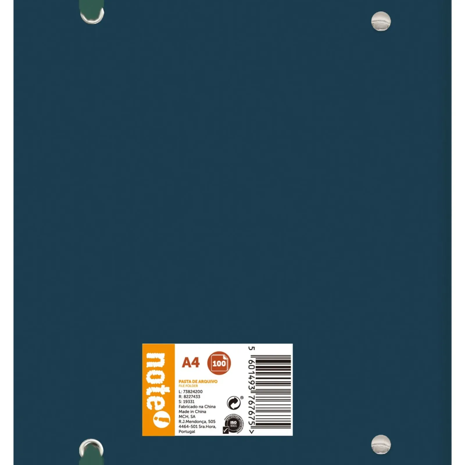 Note! Pastas De Arquivo E Recargas > Pasta Arquivo A4 Com Recarga 100 Folhas 100G