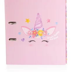 Hot Note! Pasta Arquivo A4 Lilás Unicorn