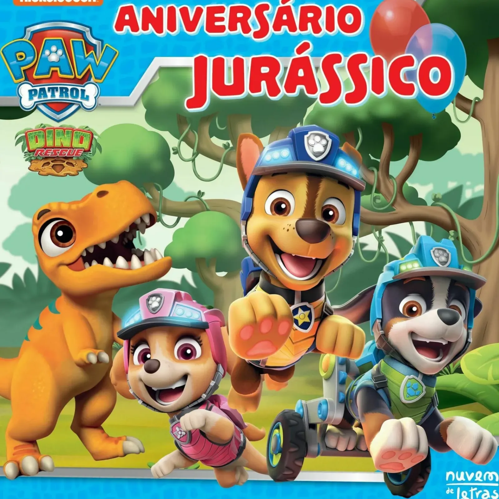 Sale Nuvem De Letras Patrulha Pata - Aniversário Jurássico de Nickelodeon