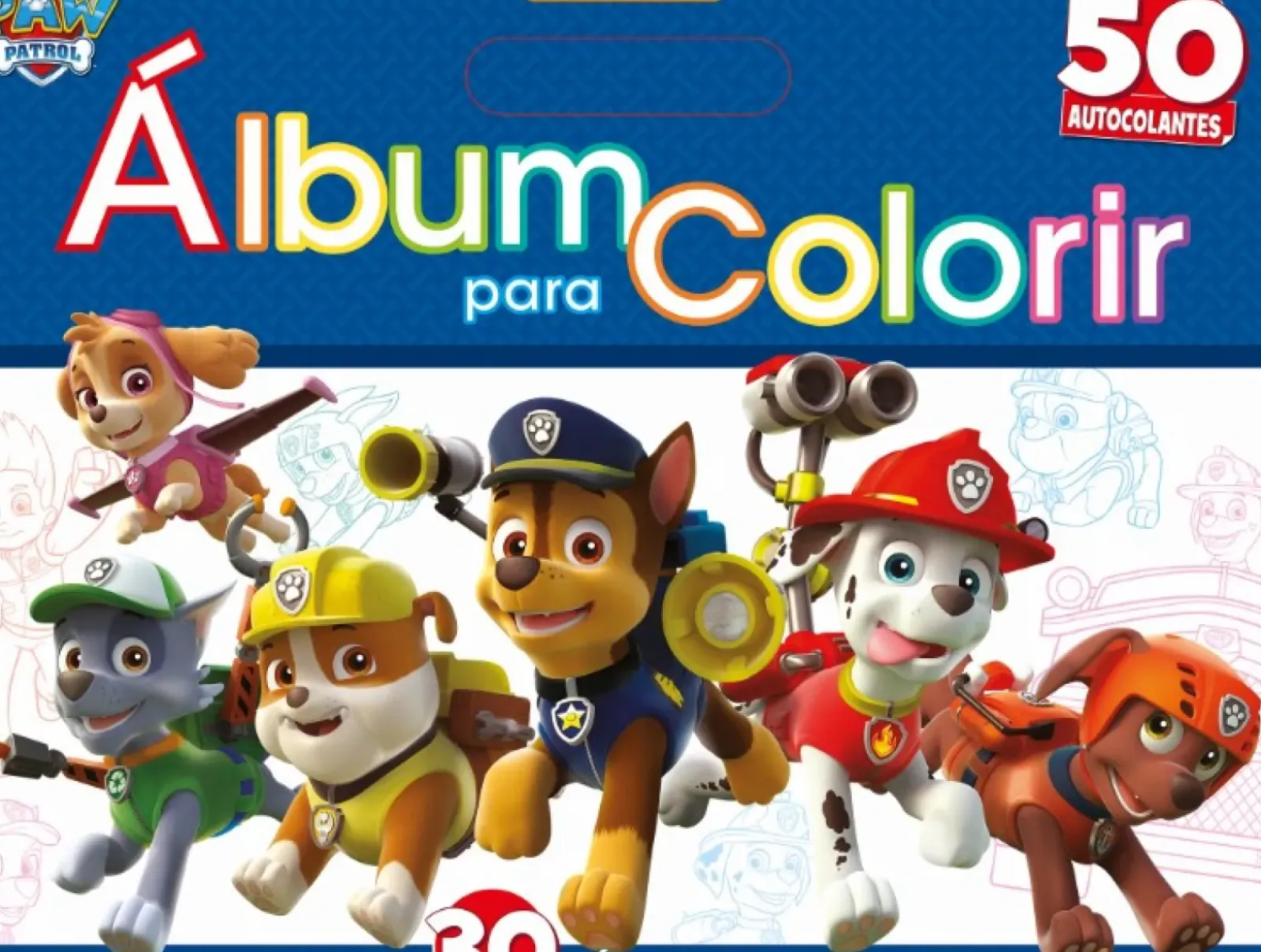 Nuvem De Letras Atividades > Patrulha Pata Álbum para Colorir de Nickelodeon - N.º 16