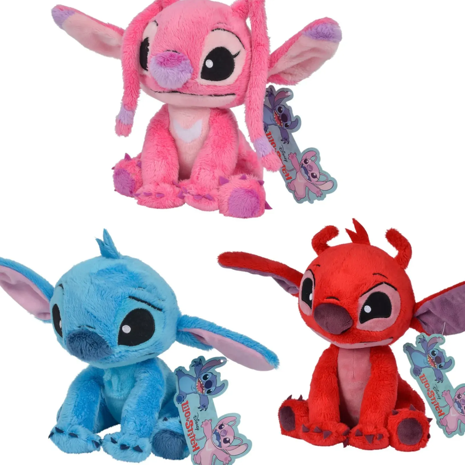 Stitch Didáticos > Peluche , Angel, Leroy 20 Cm