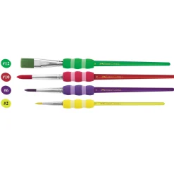 Discount Faber Castell Pincéis Soft Touch nº 2/4/10/12 4 unidades