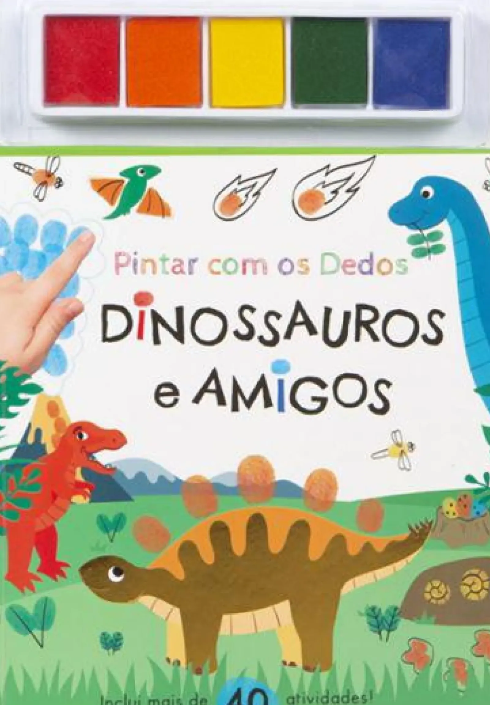 Best Porto Editora Pintar com os Dedos - Dinossauros e Amigos