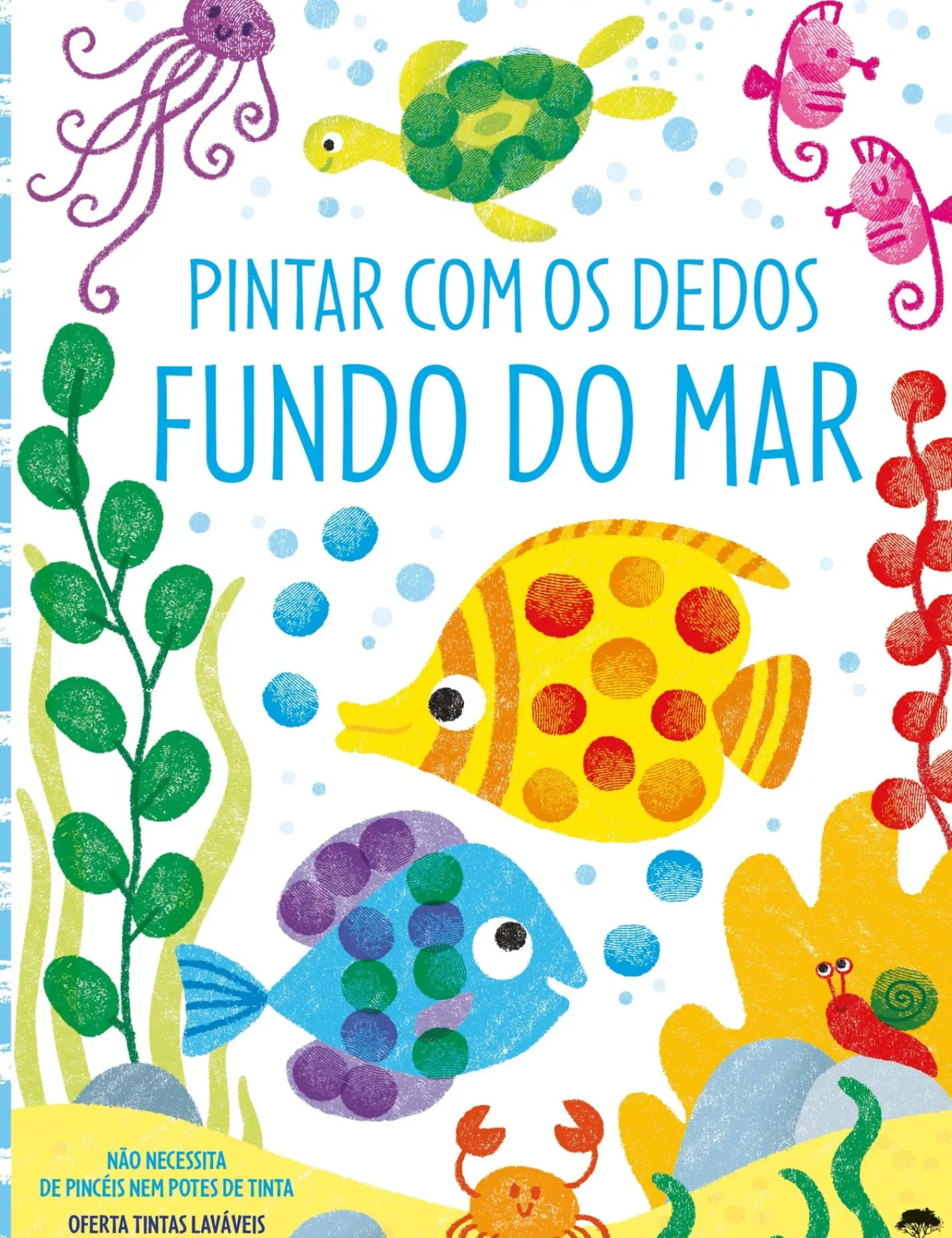 Jacarandá Editora Atividades > Pintar com os Dedos - Fundo do Mar