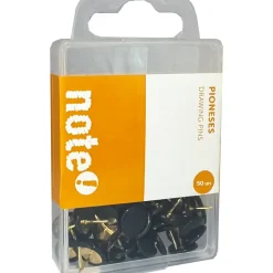 Note! Clips, Molas, Elásticos E Pioneses > Pioneses Preto 50 unidades