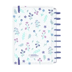 Caderno Inteligente Cadernos De Disco|Agendas E Planners > Planner Lilac Fields By Sophia Martins