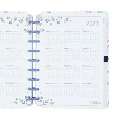 Caderno Inteligente Cadernos De Disco|Agendas E Planners > Planner Lilac Fields By Sophia Martins
