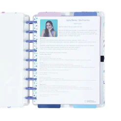 Caderno Inteligente Cadernos De Disco|Agendas E Planners > Planner Lilac Fields By Sophia Martins