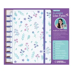 Caderno Inteligente Cadernos De Disco|Agendas E Planners > Planner Lilac Fields By Sophia Martins