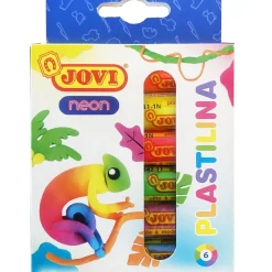 Clearance Jovi Plasticina Cores Fluor 15gr 6 unidades (artigo sortido)
