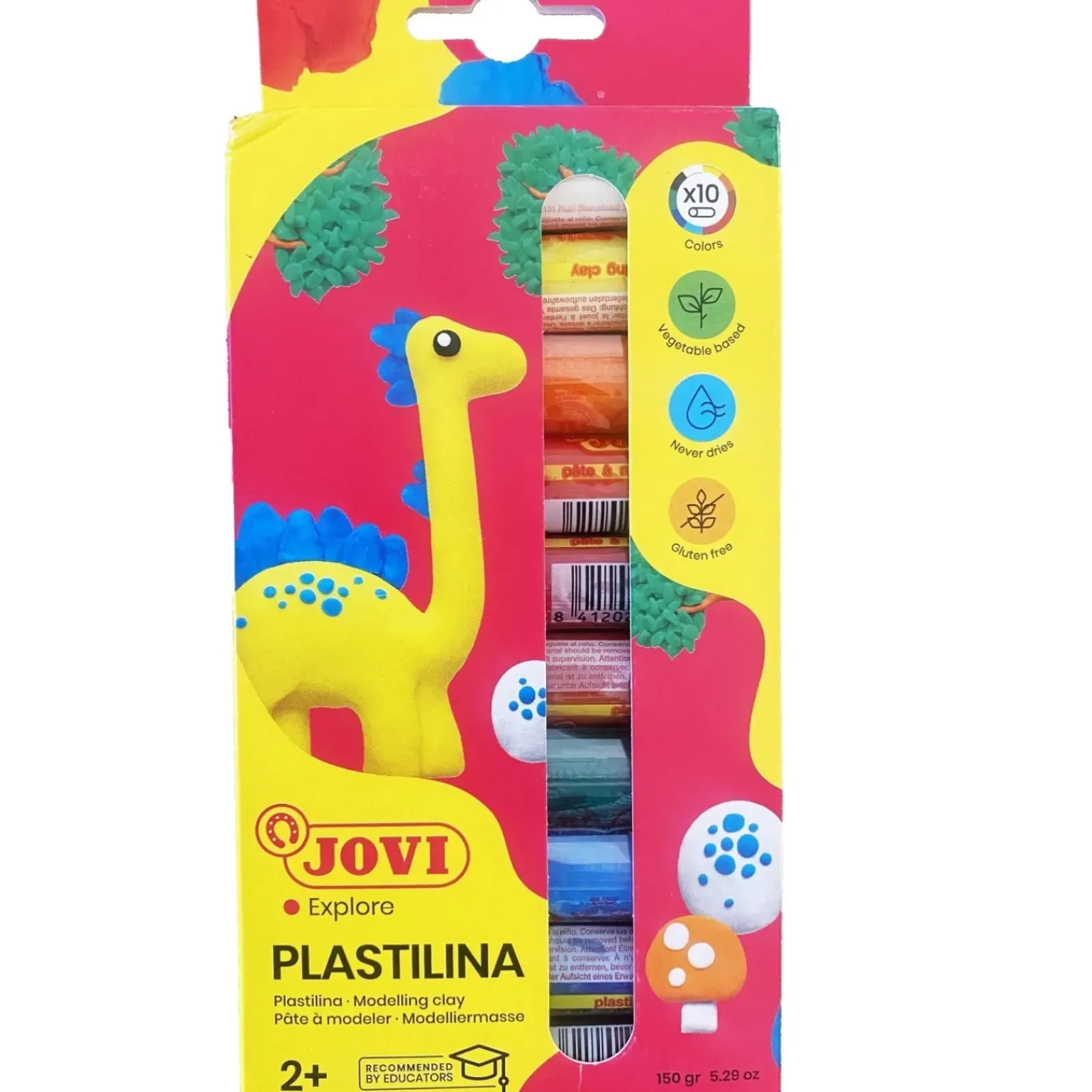 Jovi Plasticinas E Pastas De Modelar > Plasticina Cores Fluor 15gr 10 unidades (artigo sortido)