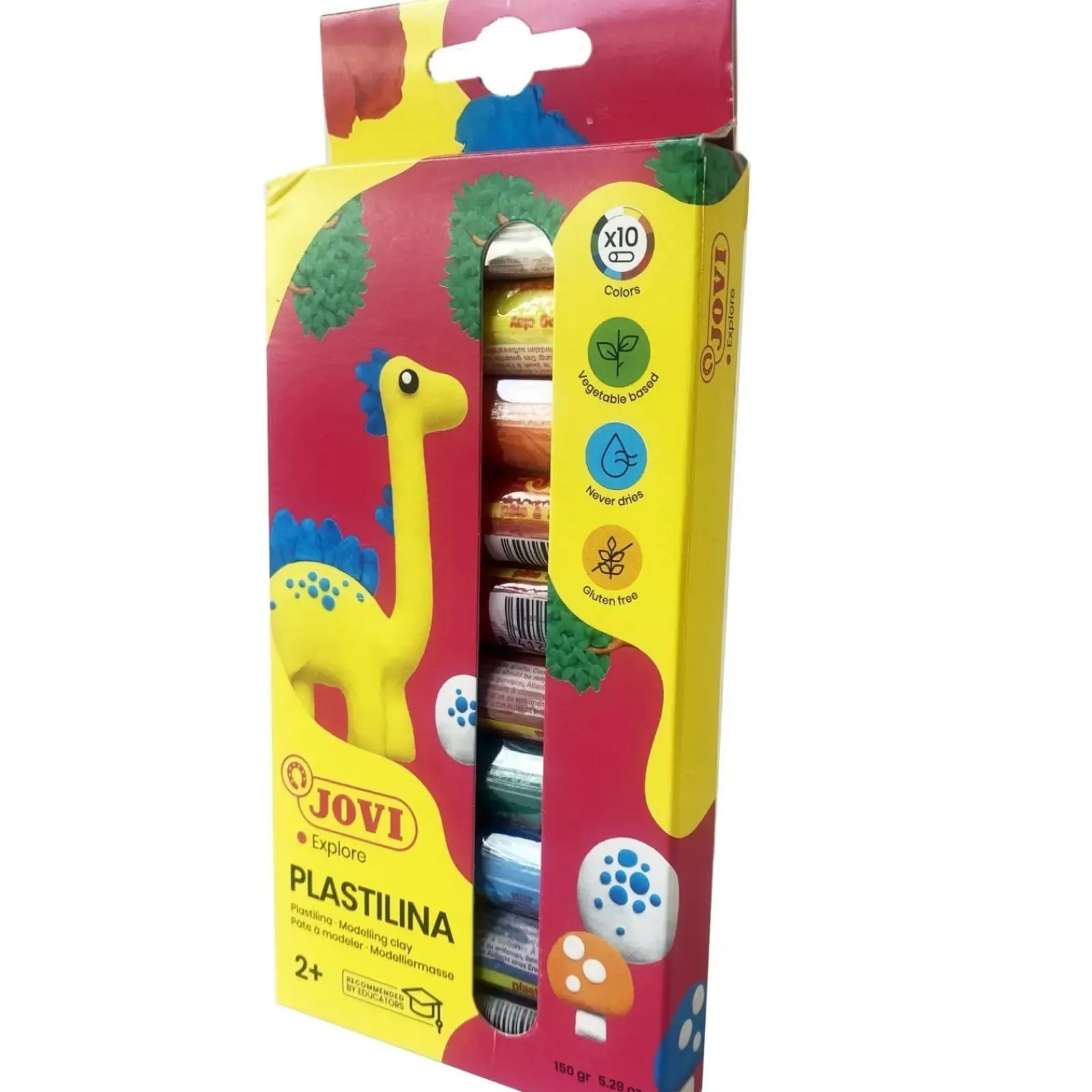 Jovi Plasticinas E Pastas De Modelar > Plasticina Cores Fluor 15gr 10 unidades (artigo sortido)
