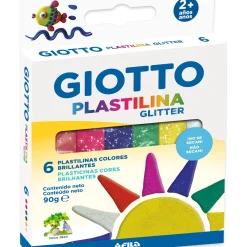 Giotto Plasticinas E Pastas De Modelar > Plasticina Cores Glitter 6X15G