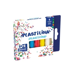 Oxford Plasticinas E Pastas De Modelar > Plasticina 100g 6 Cores