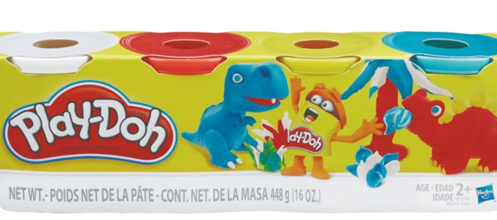 Clearance Play-Doh Plasticina Pack 4 Potes