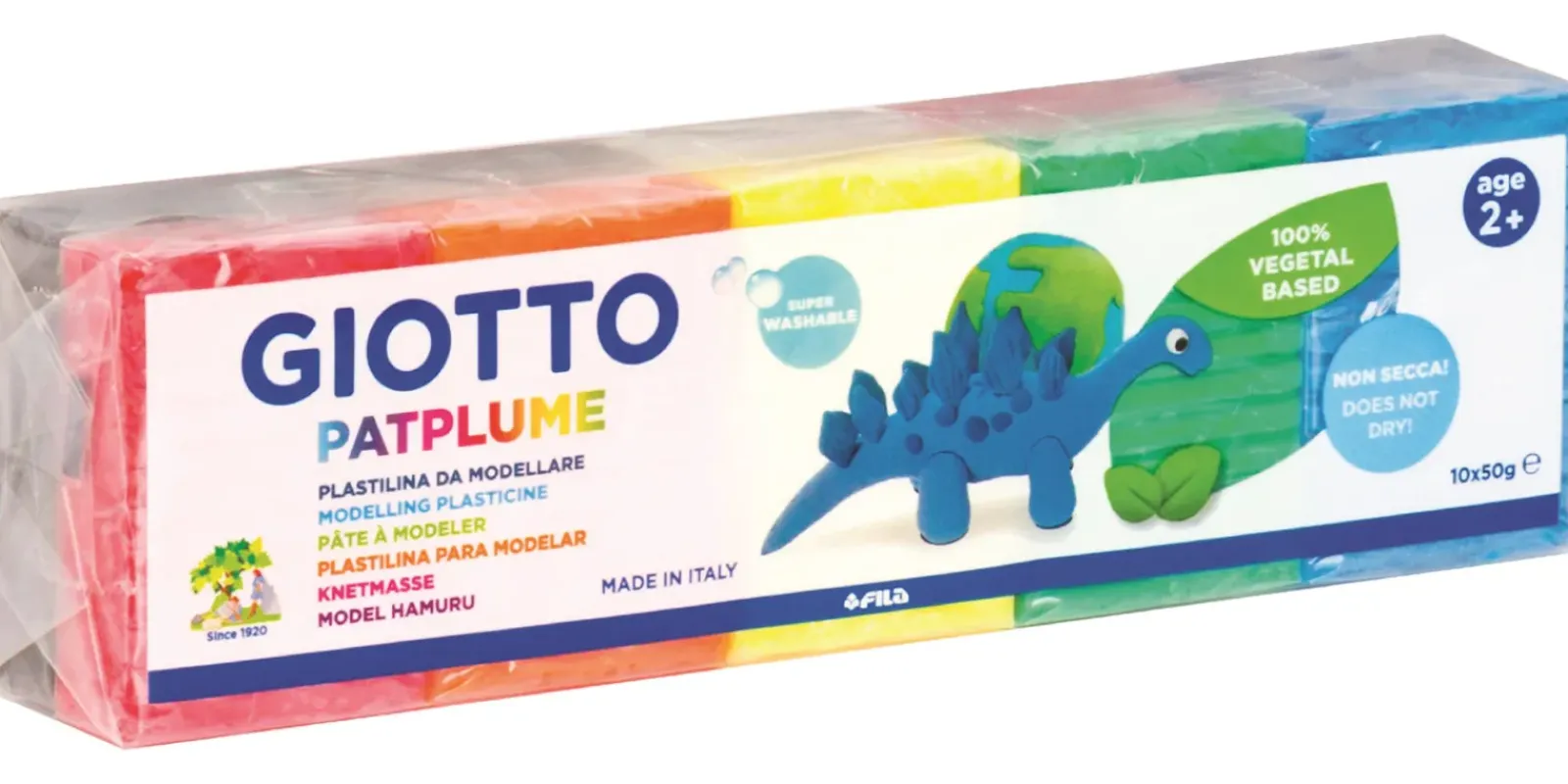 Hot Giotto Plasticina Patplume 10X50Gr
