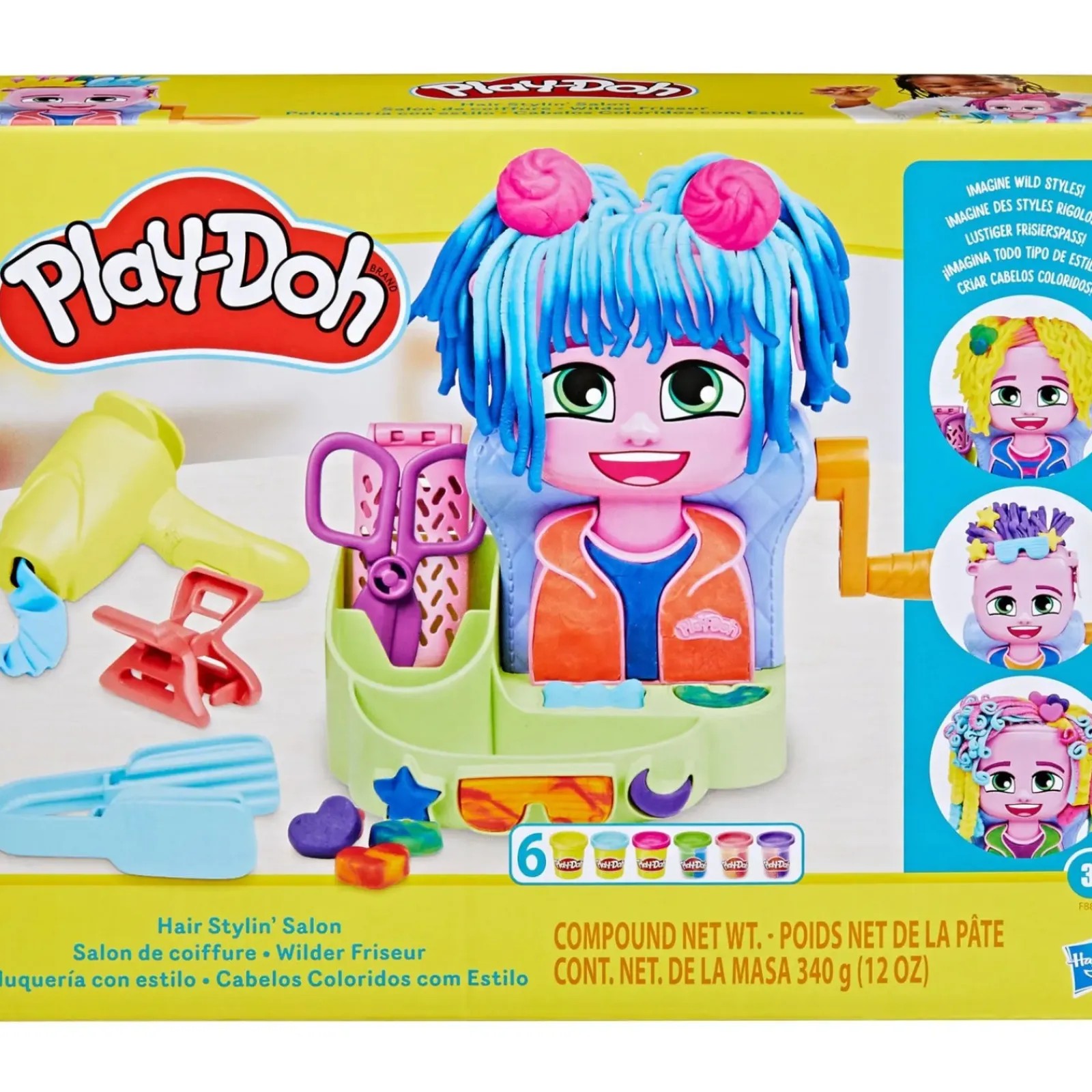 Play-Doh Play-Doh|Plasticinas > Cabelos Coloridos Com Estilo