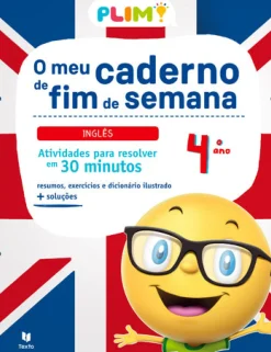 Texto 1º Ciclo > PLIM! o Meu Caderno de Fim de Semana - Inglês 4.º Ano de Joana Silva e Vasco Costa