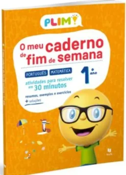 Best Texto Editores PLIM! o Meu Caderno de Fim de Semana 1.º Ano de Marisa Costa, Raquel Janeiro e Paula Melo Português - Matemática - Atividades para Resolver em 30 Minutos