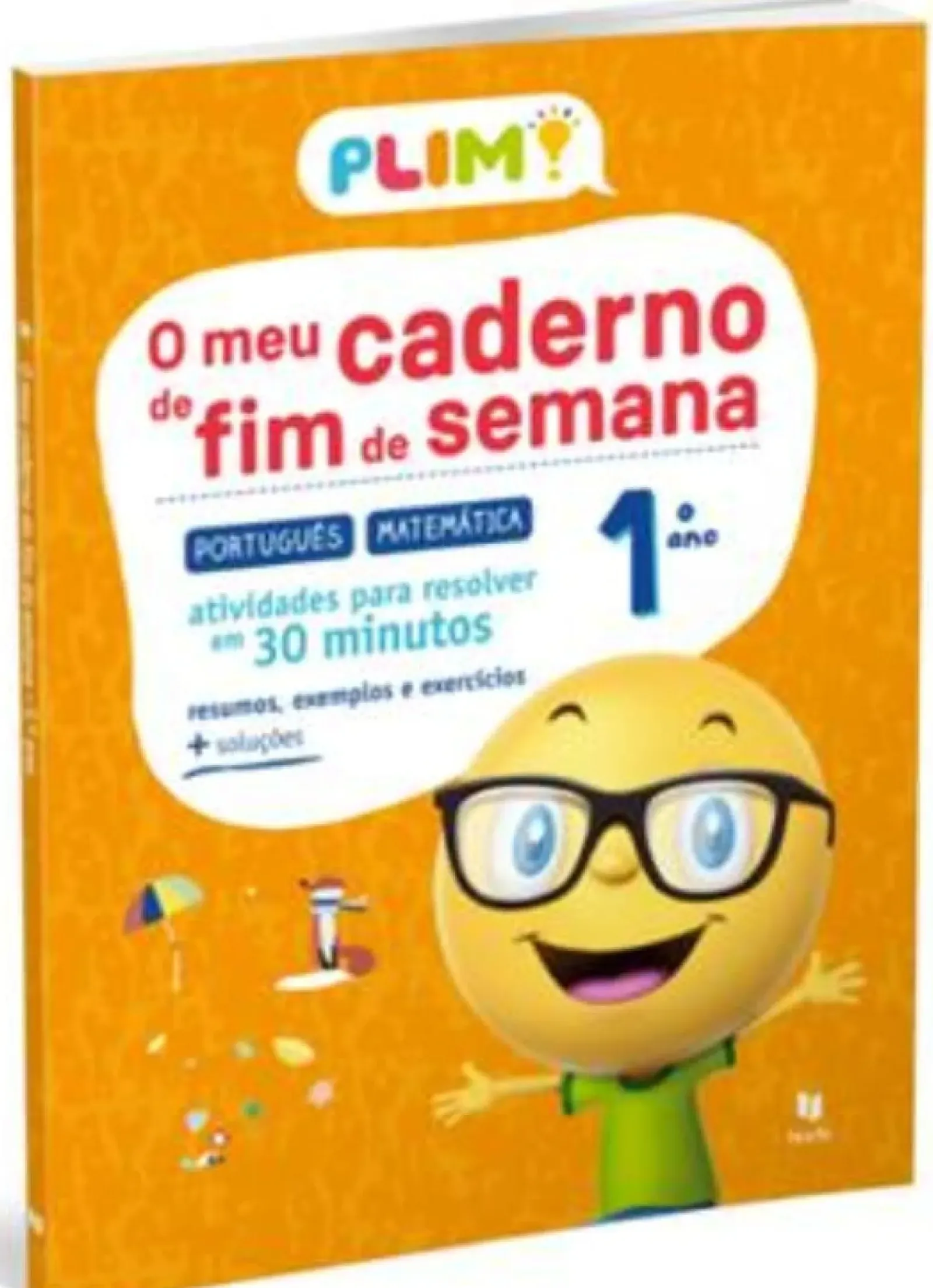 Best Texto Editores PLIM! o Meu Caderno de Fim de Semana 1.º Ano de Marisa Costa, Raquel Janeiro e Paula Melo Português - Matemática - Atividades para Resolver em 30 Minutos