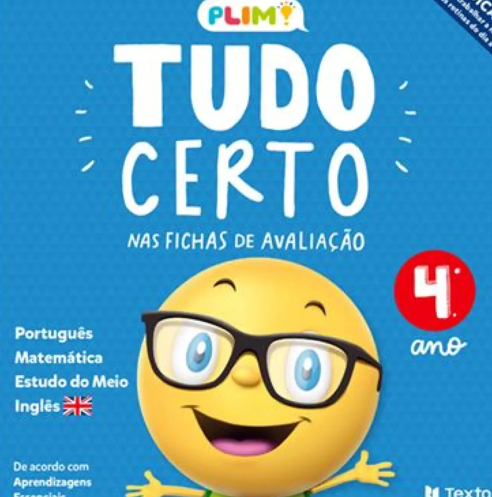 Texto Editores 1º Ciclo > PLIM! Tudo Certo 4.º Ano