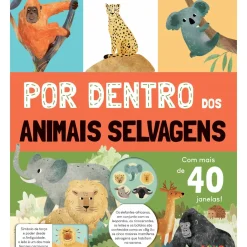 Zoko Conhecimento > Por Dentro dos Animais Selvagens: Livro com Janelas de Zero a Oito