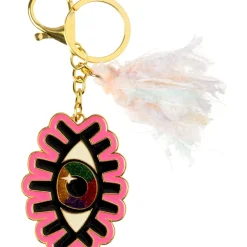 New Outras Marcas Porta Chave Eye Pink Magic