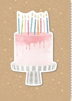 Artebene Postais > Postal - Bolo Aniversário 3D