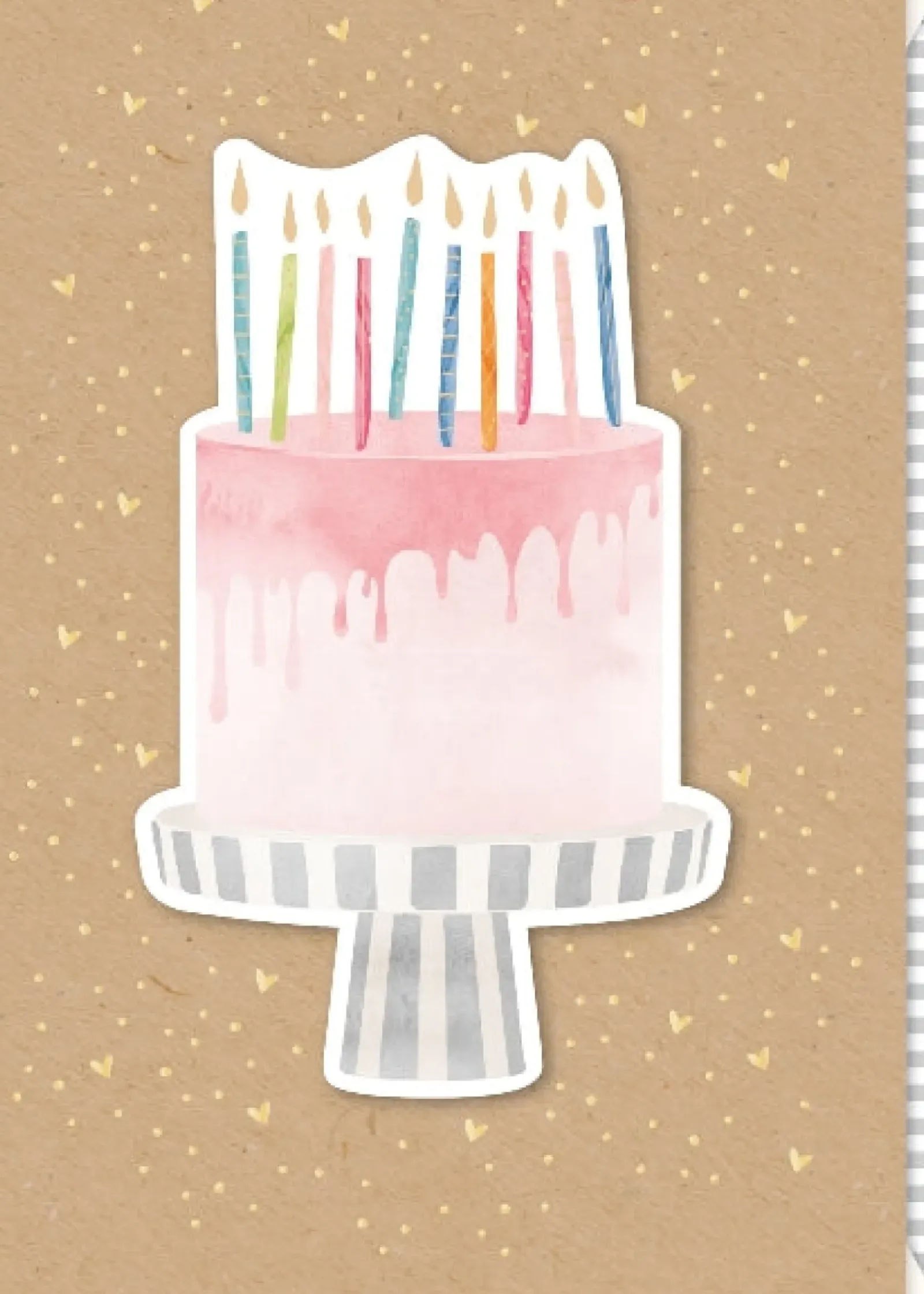 Artebene Postais > Postal - Bolo Aniversário 3D