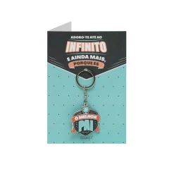 New Mr. Wonderful Postal Com Porta-Chaves - Adoro-Te Até Ao