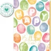 Artebene Postais > Postal - Happy Birthday Balões