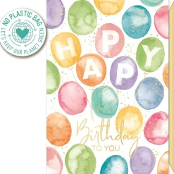 Artebene Postais > Postal - Happy Birthday Balões