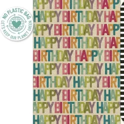 New Artebene Postal - Happy Birthday Typographie