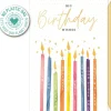Artebene Postais > Postal - Happy Birthday Velas