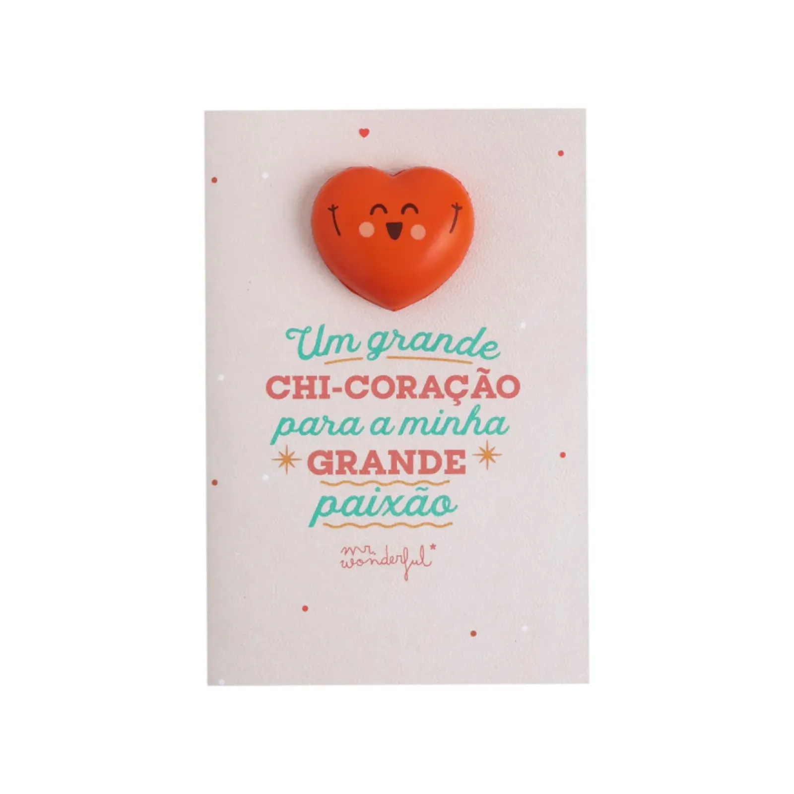 Best Mr. Wonderful Postal Squishy - Um Grande Chi-Coração Para A Minha Grande Paixão