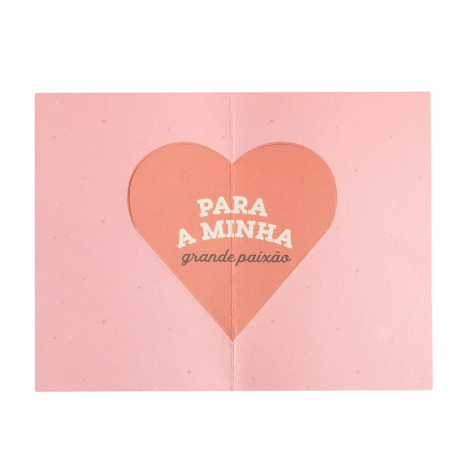 Mr. Wonderful Postais > Postal - Um Grande Chi-Coração Para A Minha Grande Paixão