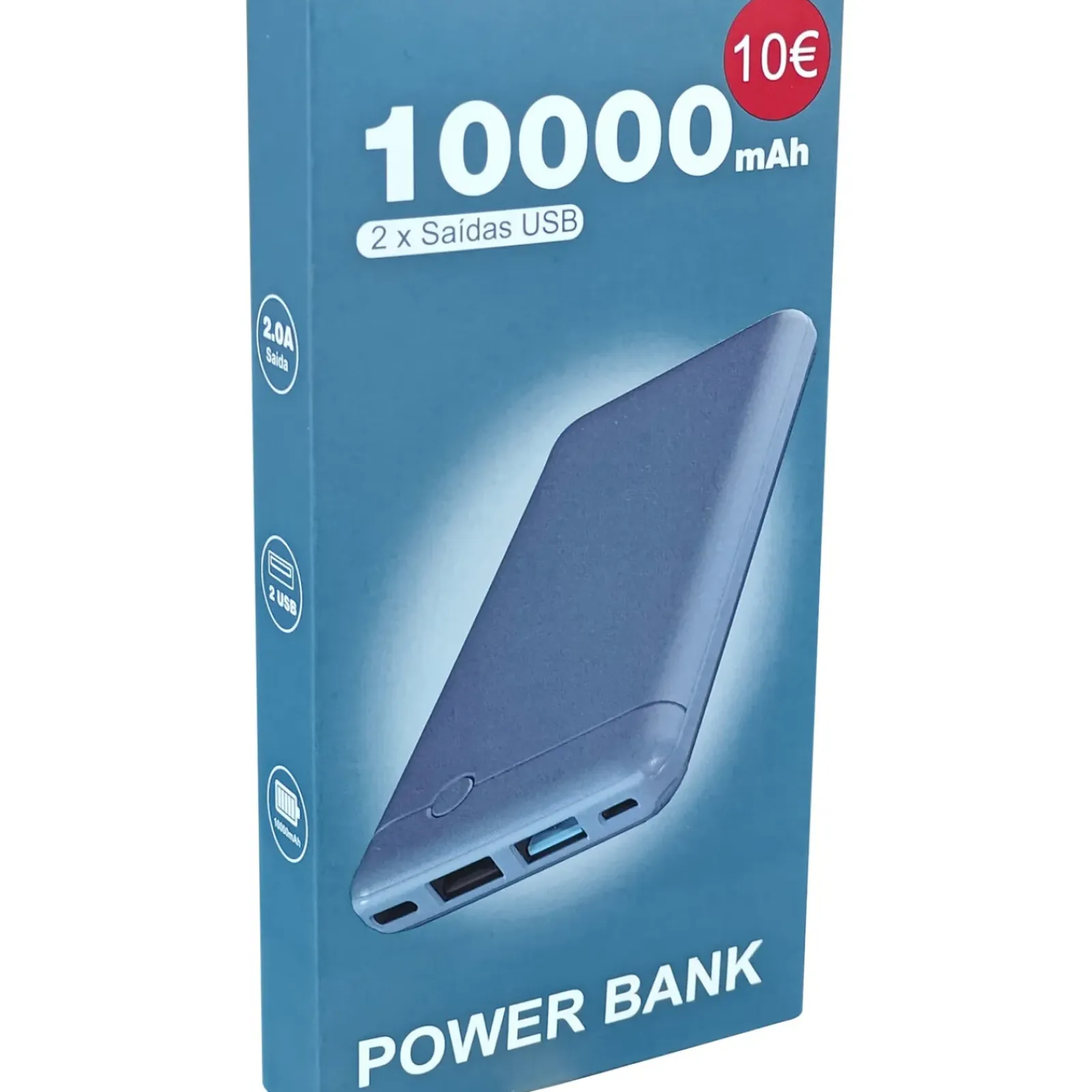 Outlet Onetop Power Bank 10.000Mah Azul Fusion