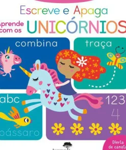 Jacarandá Atividades > Primeiras Atividades - Escreve e Apaga - Aprende com os Unicórnios